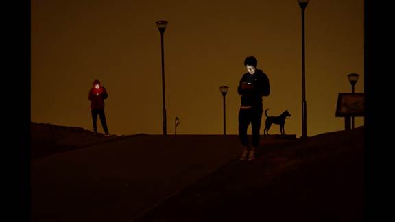 說明: Macintosh HD:Users:chendong:Desktop:張乾琦 工作坊:工作坊:官方作品:中文圖說:不存在的戰(zhàn)爭:1. 張乾琦，“不存在的戰(zhàn)爭”視頻截圖，2017.jpg